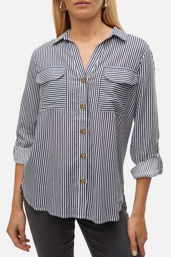 Chemise &agrave; manches longues - blanc