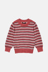 Pull à col rond - multicolore