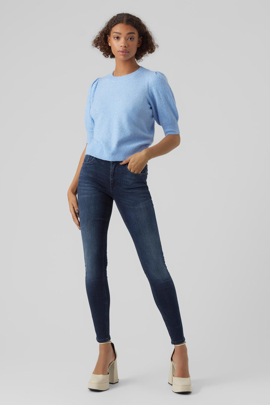 Pull - bleu - VERO MODA®