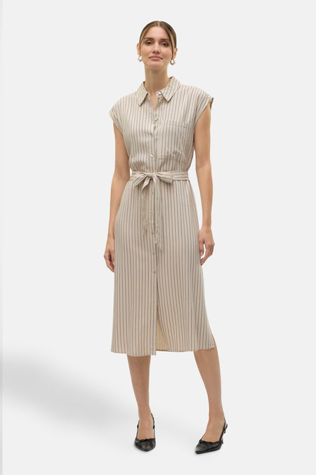 VMMYMILO SL CALF SHIRT DRESS WVN GA
