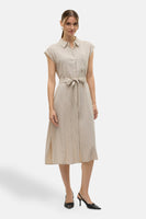 VMMYMILO SL CALF SHIRT DRESS WVN GA