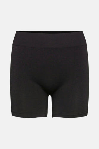 Zwarte shorty van VERO MODA met een brede, geribbelde tailleband.