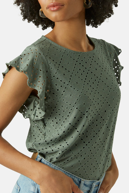 VMTASSA SL FRILL TOP NOOS