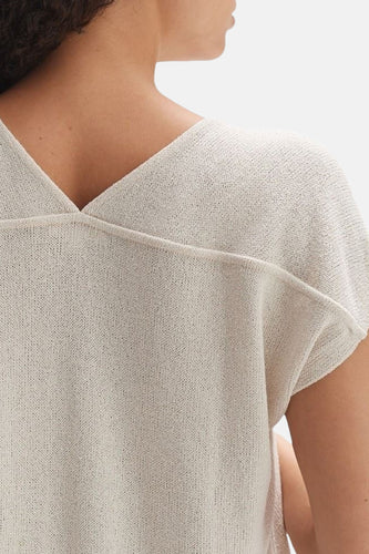 Blouse à manches courtes - écru - OPUS