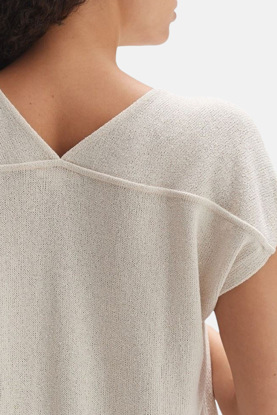 Blouse à manches courtes - écru - OPUS