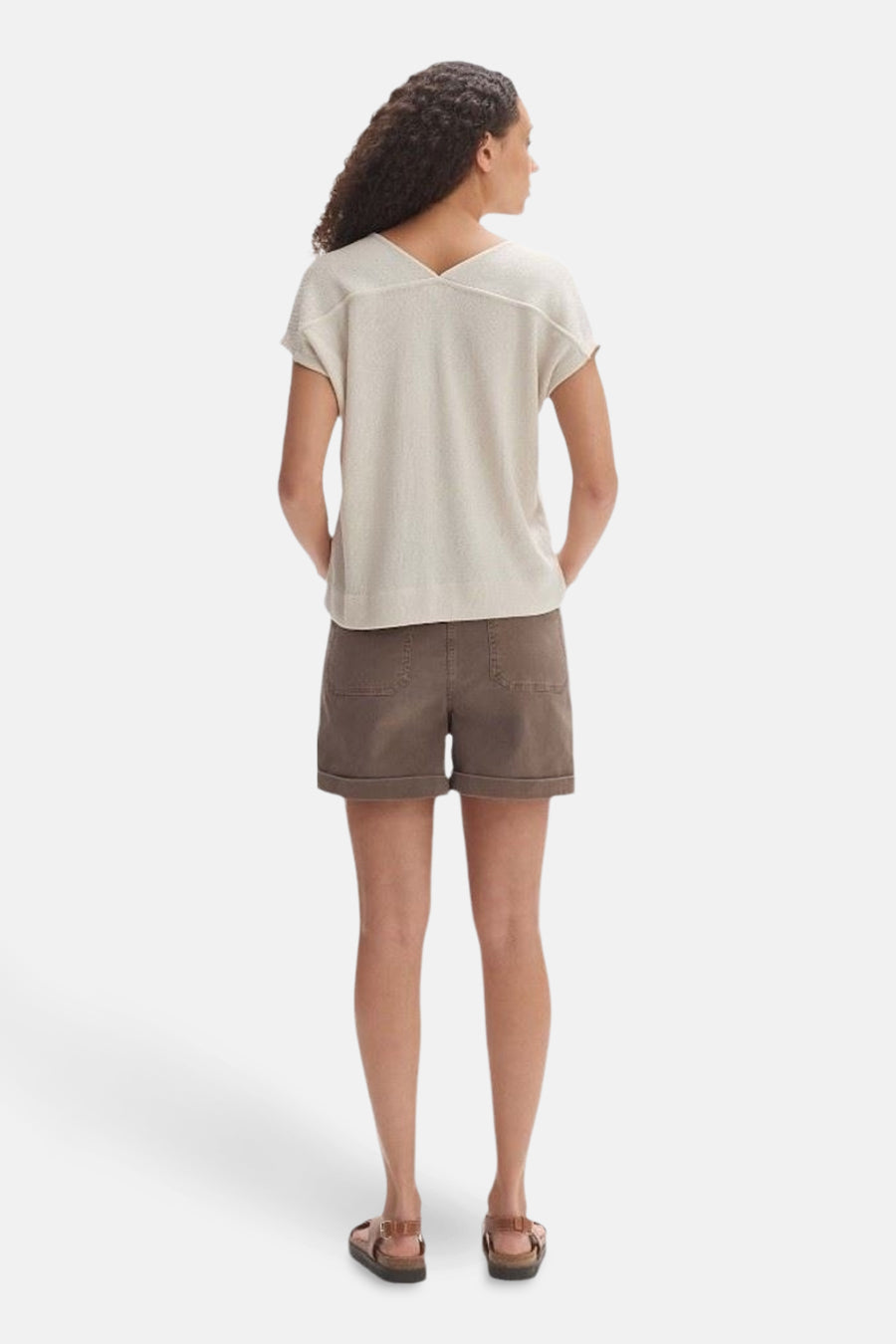 Blouse à manches courtes - écru - OPUS