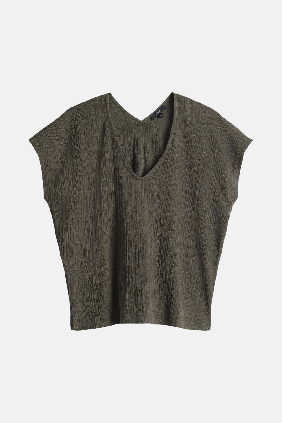 Blouse à manches courtes - Kaki - OPUS - 3