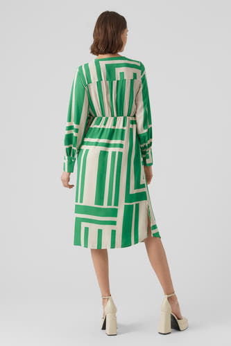 Robe &agrave; manches longues - vert