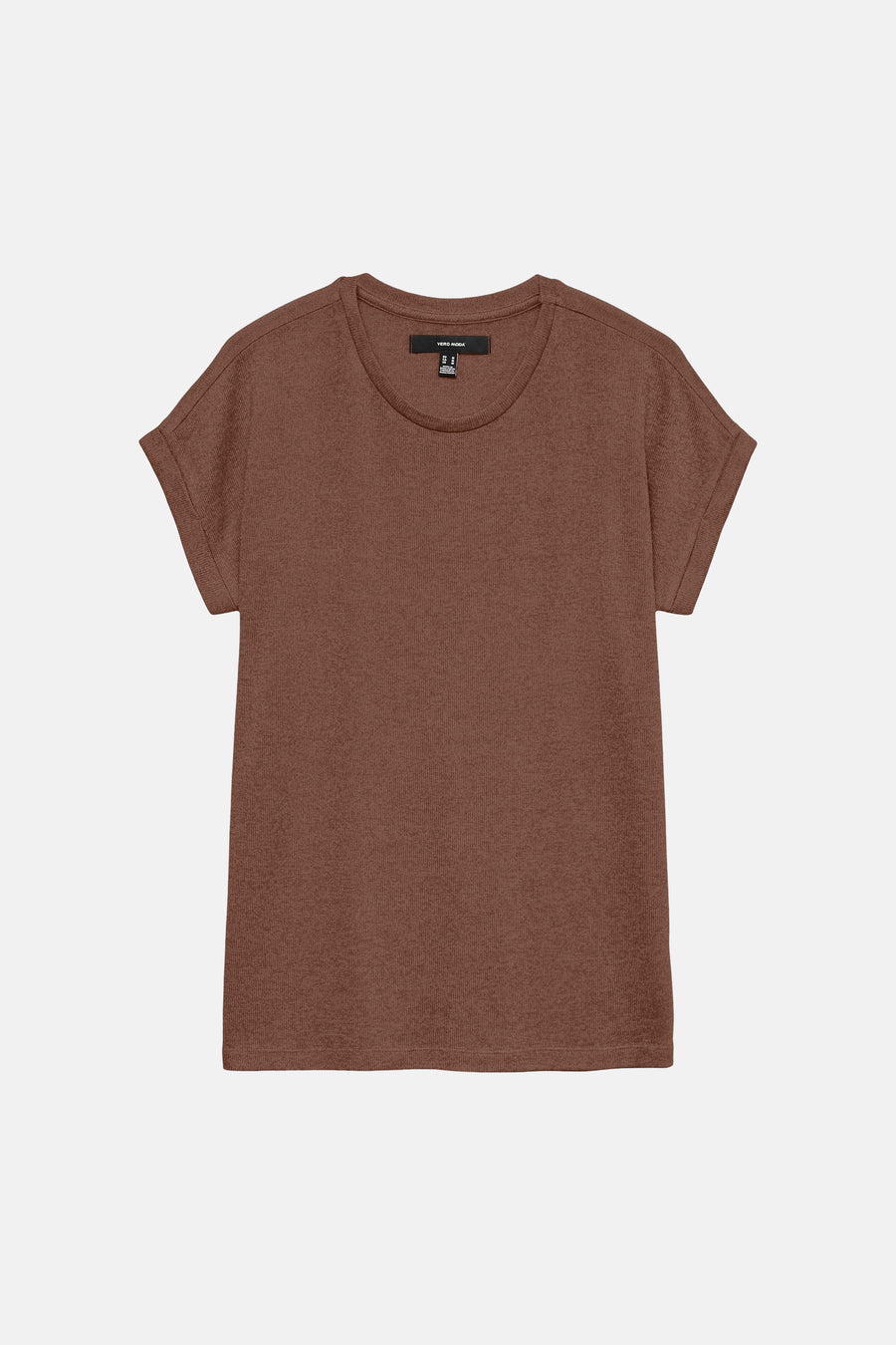 Top uni manche courte brun - VERO MODA®