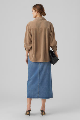 Chemise &agrave; manches longues - argent