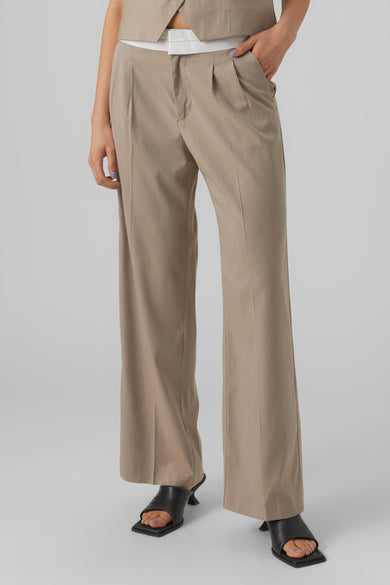Pantalon costume - brun