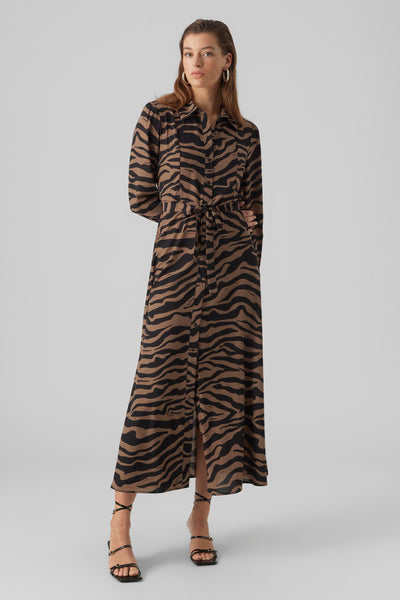 Robes manches longues Brun - VERO MODA®
