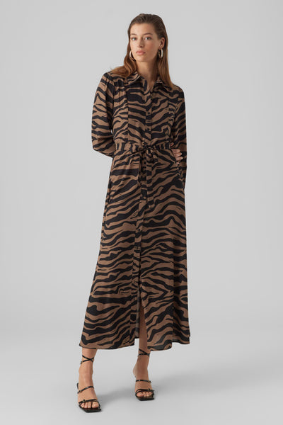 Robes manches longues Brun - VERO MODA®