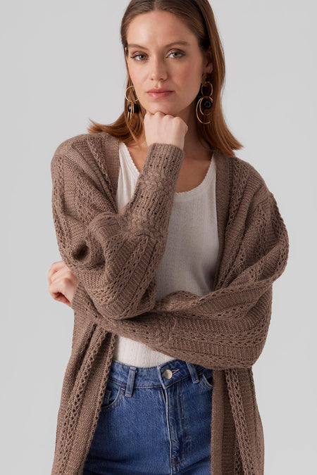 VMBEAU LS OPEN CARDIGAN