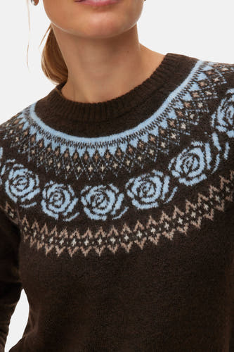 Pull col O brun - VERO MODA®