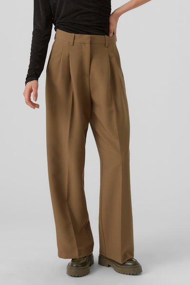 Pantalon costume - brun