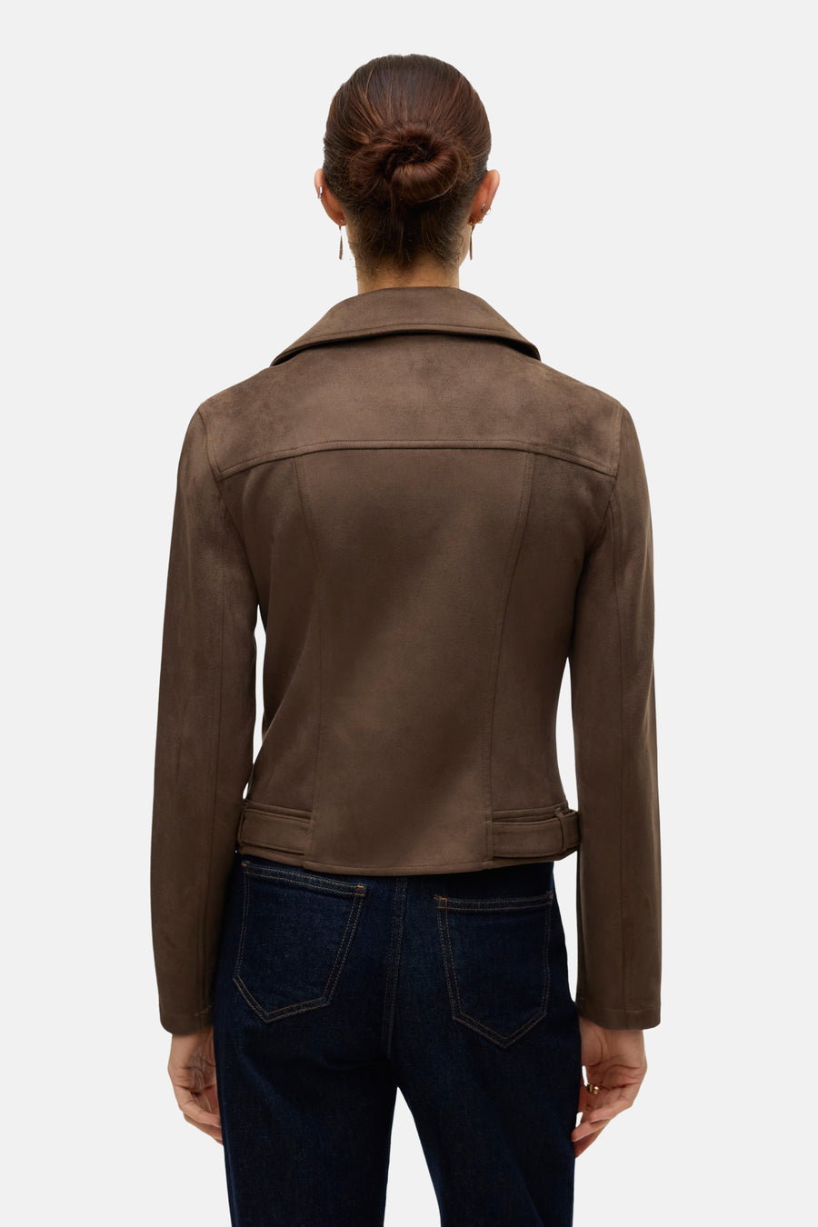 Veste en cuir brun - VERO MODA®