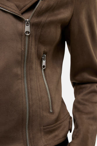 Veste en cuir brun - VERO MODA®