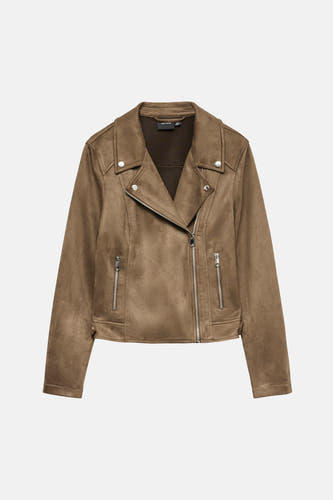 Veste en cuir brun - VERO MODA®