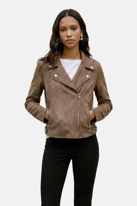 Veste en similicuir - Chocolate Chip
