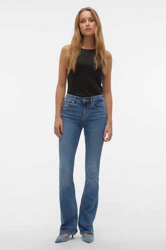 FLASH FLARE - mid blue denim - VERO MODA®