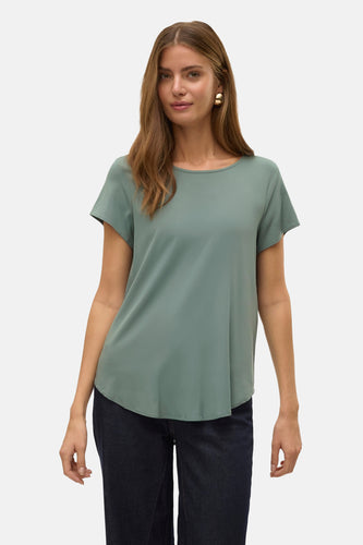 Blouse à manches courtes - vert - VERO MODA®