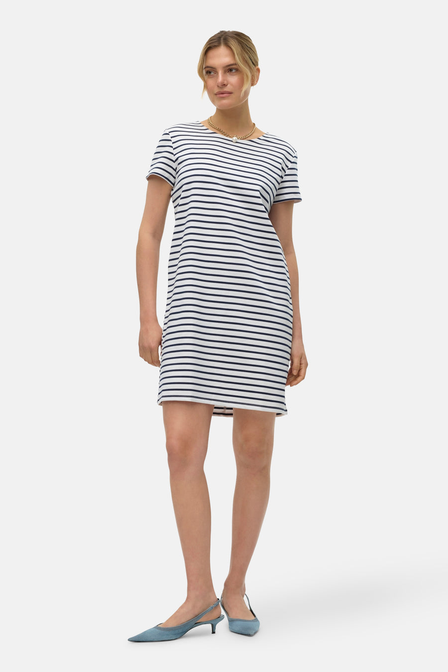 Robe à manches courtes - bleu - VERO MODA®