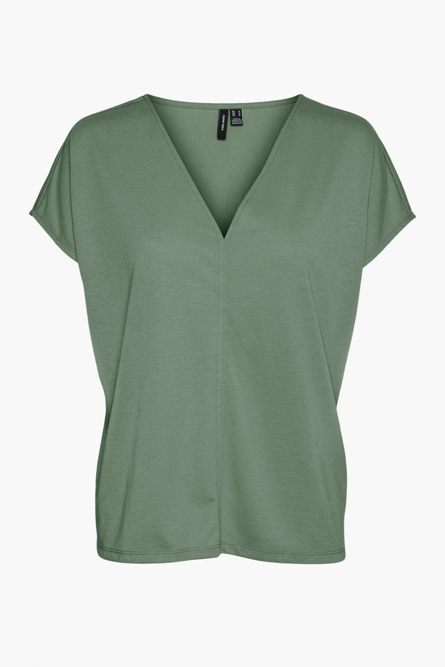 VMJOY LINNEN SS V-NECK TOP GA JRS
