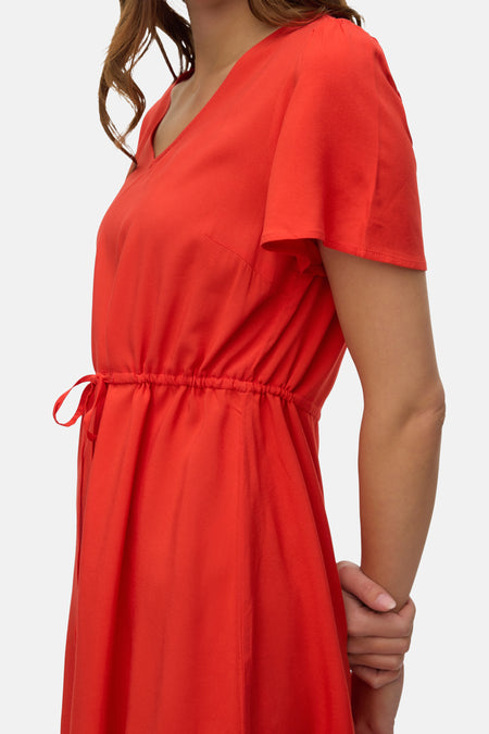 VMEASY JOY SS SHORT DRESS WVN GA