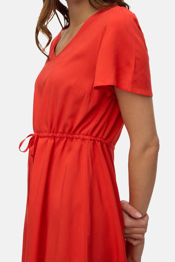 Robes manches courtes Rouge - VERO MODA®