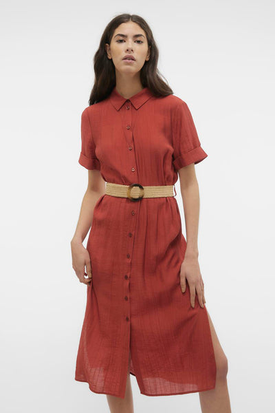 Robes manches courtes Brun - VERO MODA®