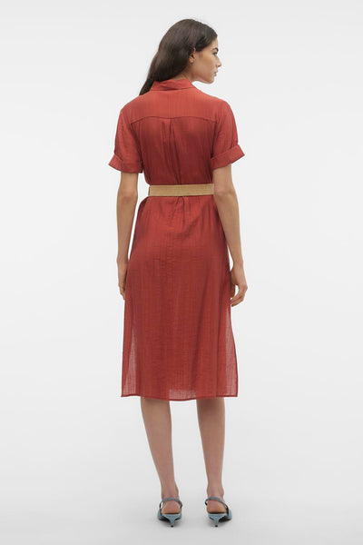 Robes manches courtes Brun - VERO MODA®