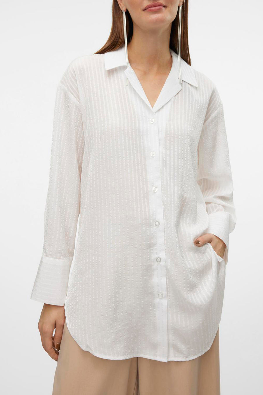 VMODANA LS LONG SHIRT WVN GA