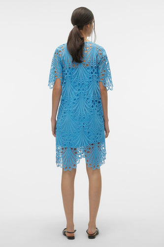 VMNIKKI LACE 2/4 SHORT DRESS WVN - VERO MODA®