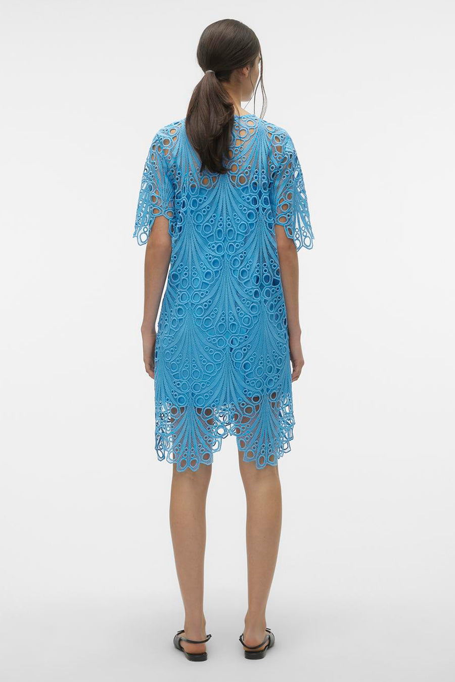 VMNIKKI LACE 2/4 SHORT DRESS WVN - VERO MODA®