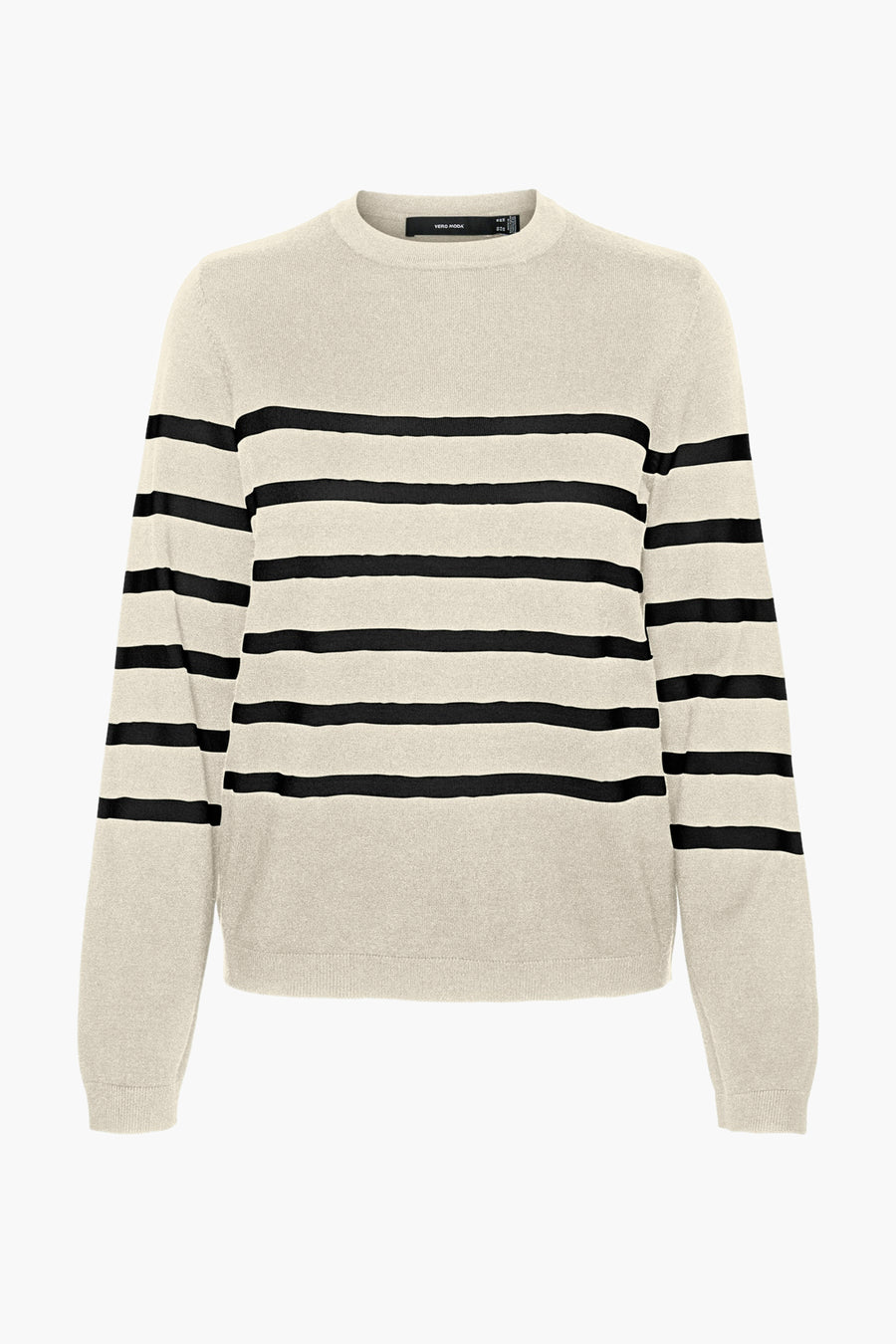 Pull à col rond - écru - VERO MODA®