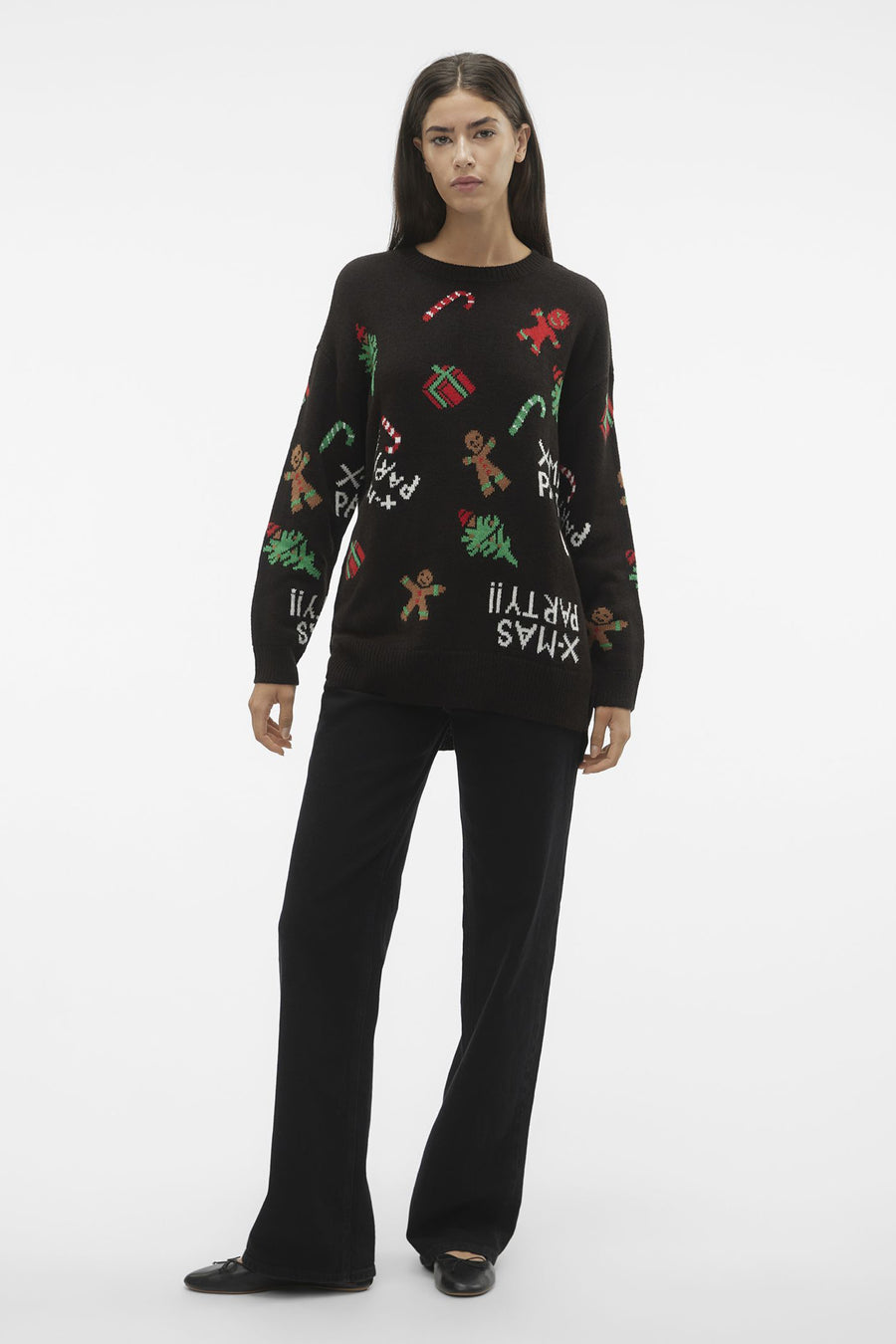 Pull à col rond - noir - VERO MODA®