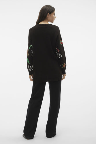 Pull à col rond - noir - VERO MODA®