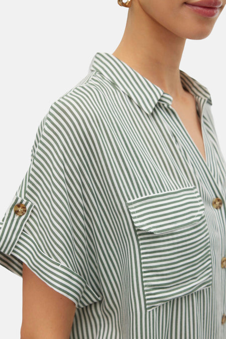 VMBUMPY S/S SHIRT WVN GA NOOS