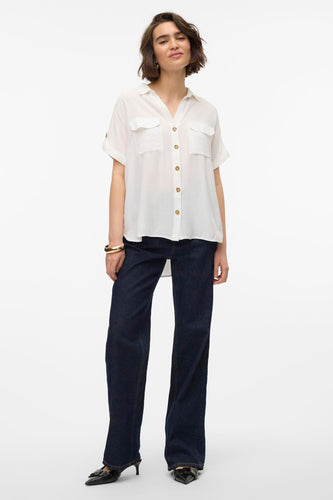 Chemise à manches courtes - blanc - VERO MODA®
