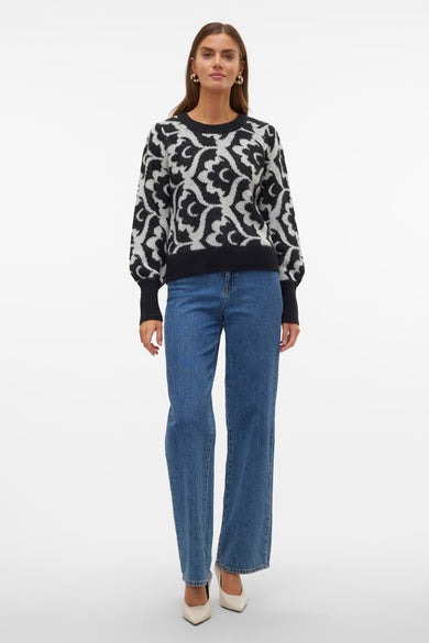 VMTARI LS O-NCK JACQUARD PULLOVER GA BOO