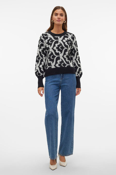 VMTARI LS O-NCK JACQUARD PULLOVER GA BOO