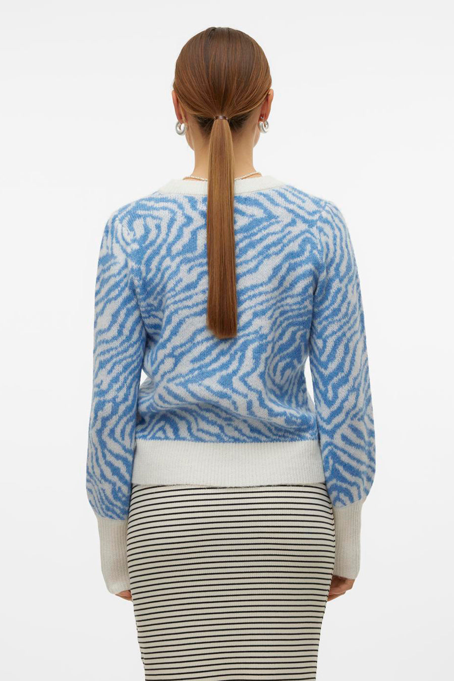 VMTARI LS O-NCK JACQUARD PULLOVER GA BOO - VERO MODA®