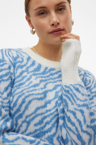 VMTARI LS O-NCK JACQUARD PULLOVER GA BOO - VERO MODA®