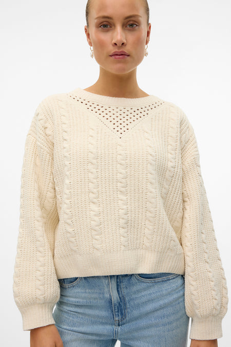 VMLUELLA LS O-NECK PULLOVER BOO