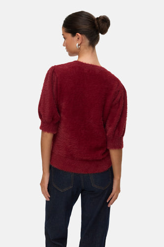 Pull à col rond - rouge - VERO MODA®
