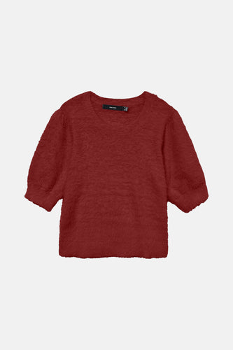 Pull à col rond - rouge - VERO MODA®