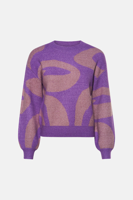 Pull col O - violet