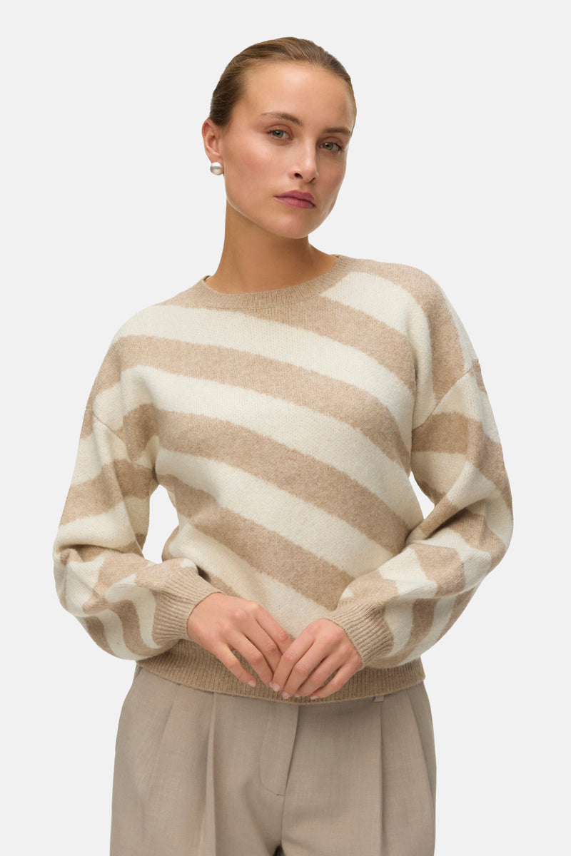 Pull col O - Silver Mink