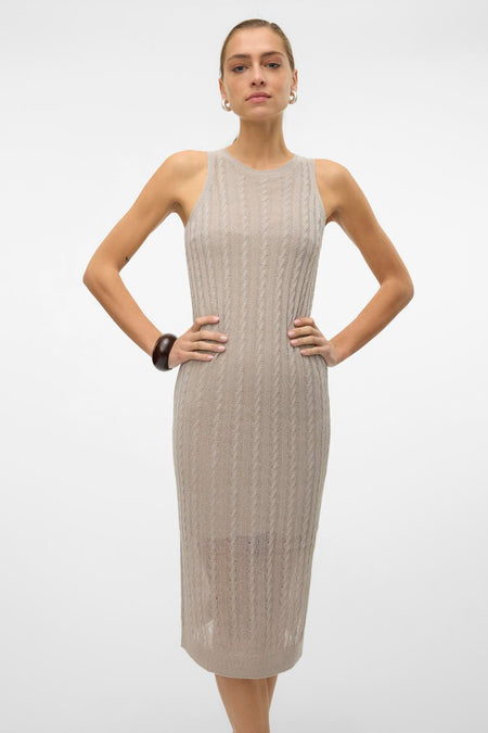 VMTARA SL O-NECK CALF DRESS